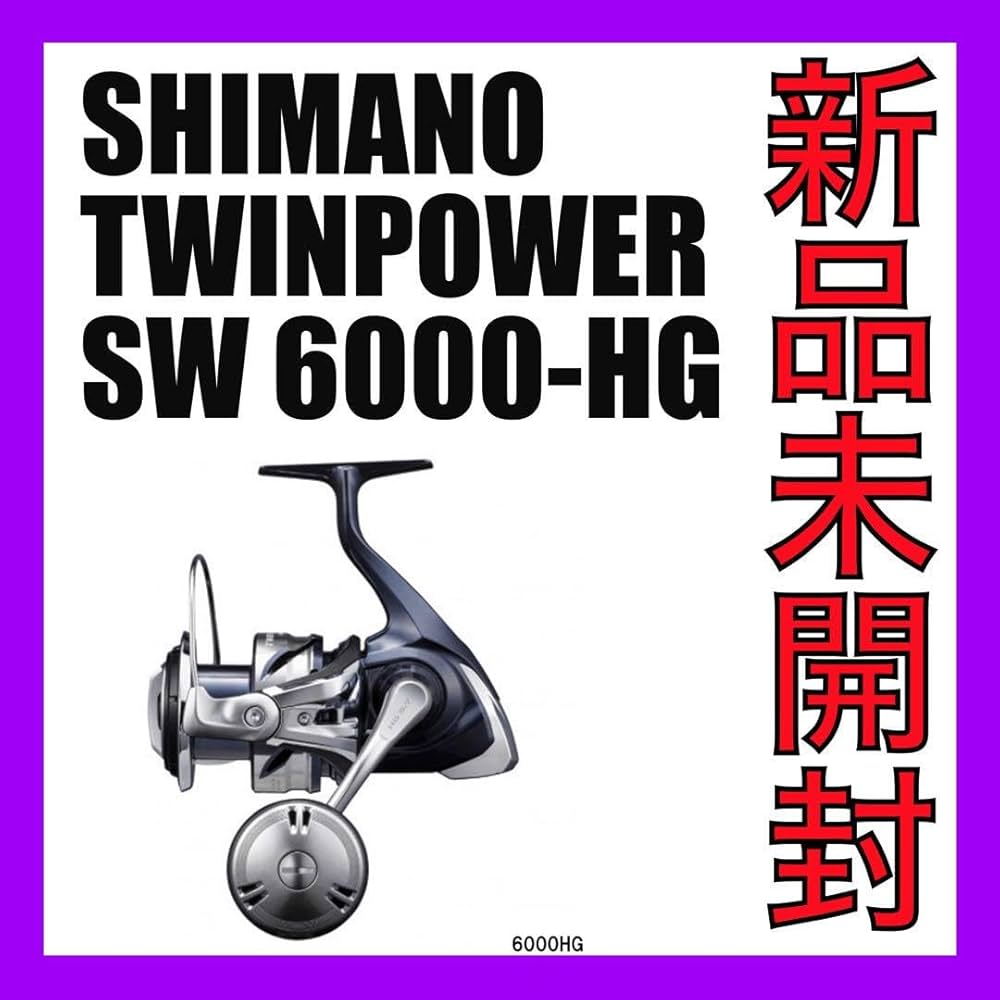 TWIN POWER SW 6000HG スピニングリール 箱付き SHIMANO TWIN POWER SW 6000HG スピニングリール